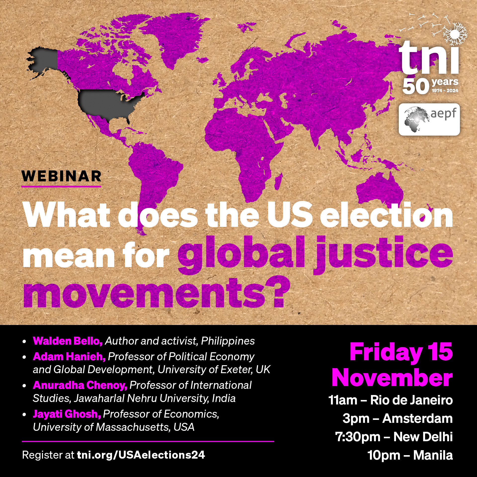 What does the US election mean for global justice movements?