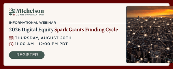 Digital Equity Spark Grants Informational Webinar